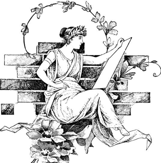 Woman stuck with writing