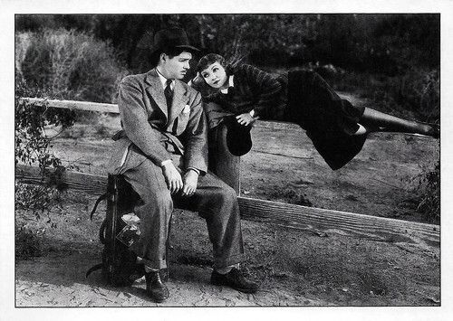 Claudette Colbert and Clark Gable in It Happened One Night (1934)