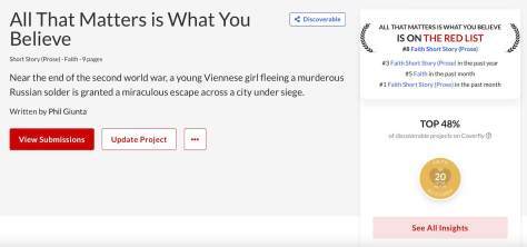 All That Matters is What You Believe Screencraft 2024
