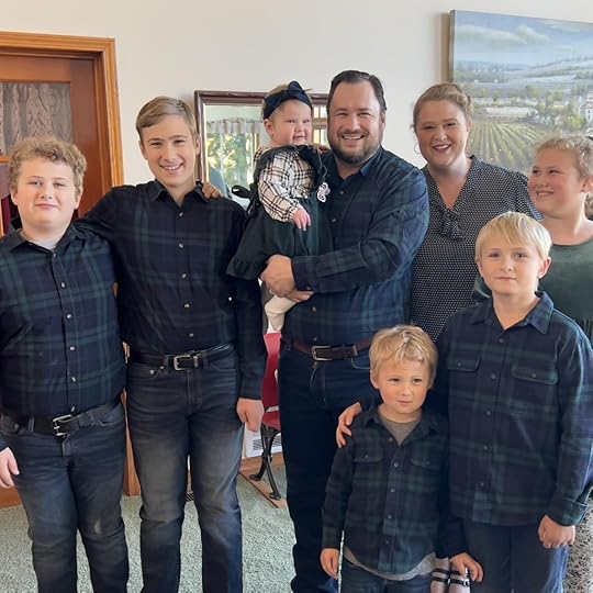 Daniel Foucachon and his family