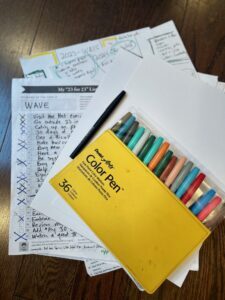 Look back/look forward materials