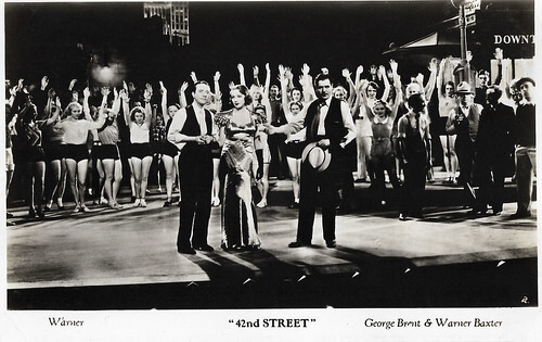 George Brent, Bebe Daniels and Warner Baxter in 42nd Street (1933)
