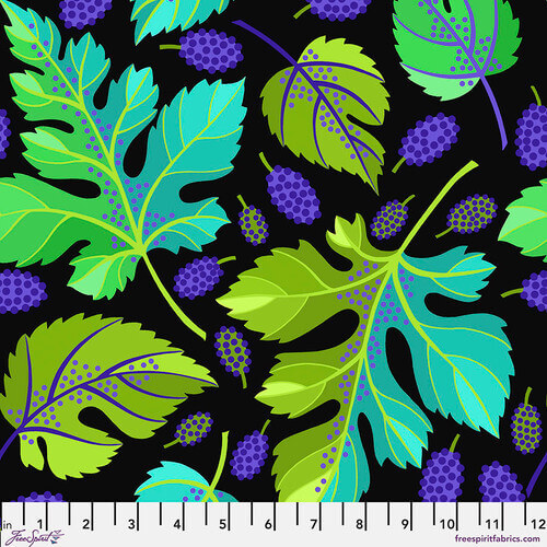 NEW! A New Leaf Fabrics by Jane Sassaman for Free Spirit Fabrics
