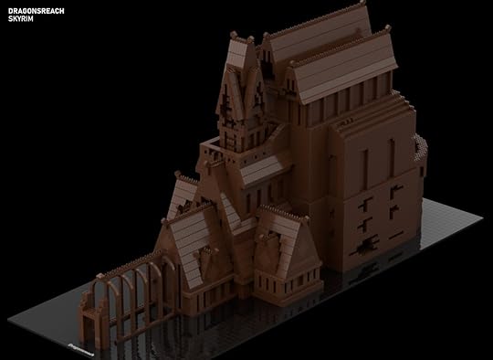 Guide Strats' virtual LEGO set of Dragonreach from Skyrim (Top View)