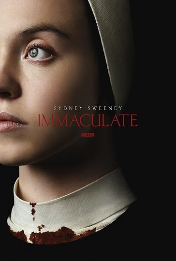 The poster for NEON Films' religious thriller Immaculate.
