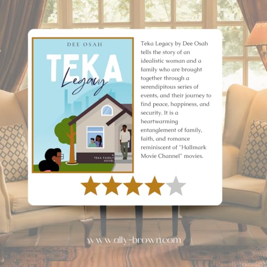 Ally Brown's Book Review for Teka Legacy by Dee Osah