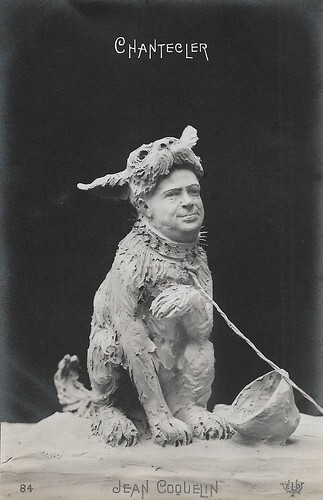 Jean Coquelin as the farmyard dog Patou in Chantecler