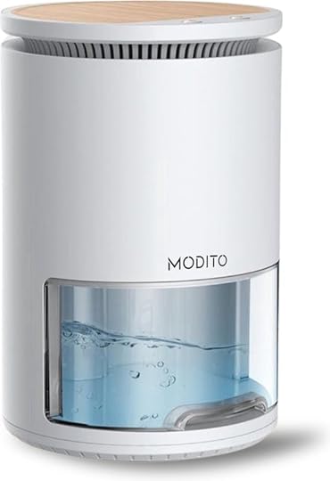 Modito Luchtontvochtiger - 450ml/dag - Dehumidifier - 2-in-1 Luchtreiniger -...