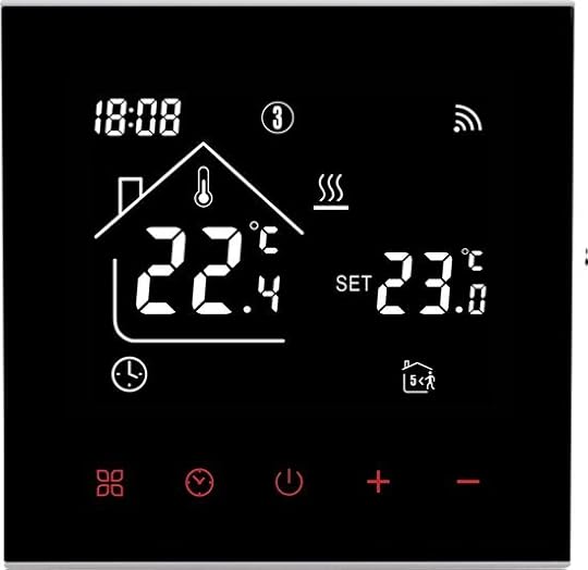 Tuya - Wifi Slimme Thermostaat - Thermostaat Voor Cv - Heaters Elektrisch...