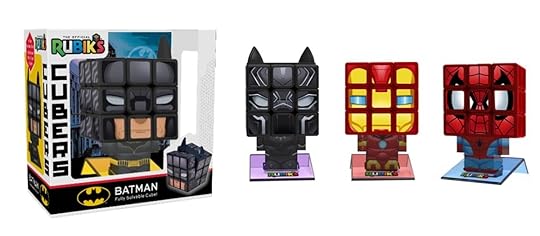 Batman and Marvel Rubik's Cubers themed solvable puzzles.