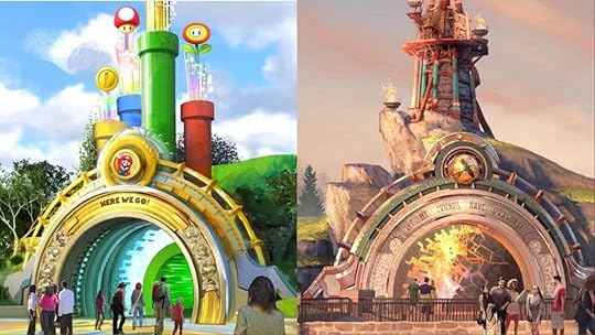 Super Mario Nintendo World and How to Train Your Dragon Isle of Berk from Universal Epic Universe