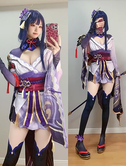 cosplay raiden shogun genshin impact waifu
