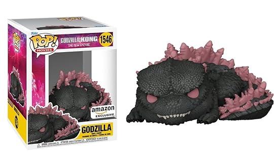 The new Godzilla x Kong: The New Empire Funko Pop! vinyl with pink highlights.