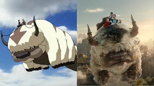 Avatar The Last Airbender main character in cartoon and live action Netflix Appa
