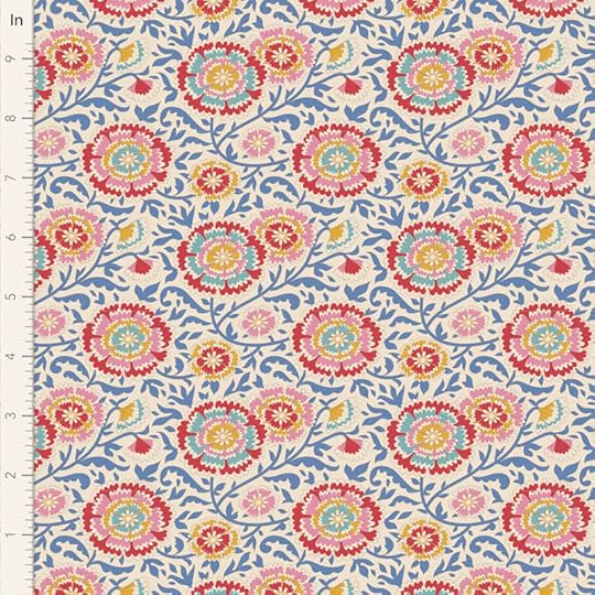 NEW! Tilda Jubilee Tilda Teardrop Teal Fabric by the Yard.