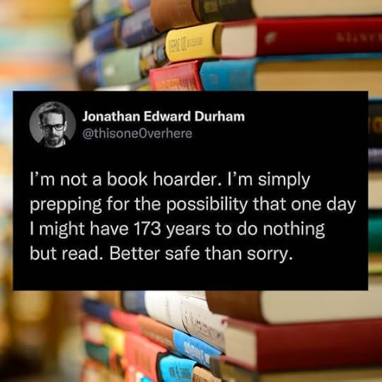 Not a book hoarder