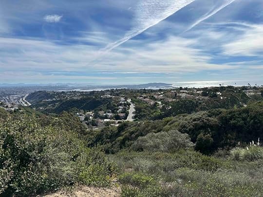 view of La Jolla and the ocean