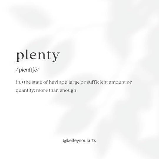 the meaning of plenty