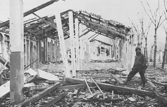 Remains of Italian barracks near Cassino, Italy, February 1944 (US Army Center of Military History)