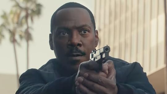 Eddie Murphy holds gun up as Axel Foley in Beverly Hills Cop: Axel F trailer