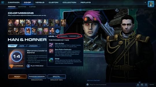 One XP short of level cap for Han and Horner. Thanks, doofus who skipped the bonus objective.