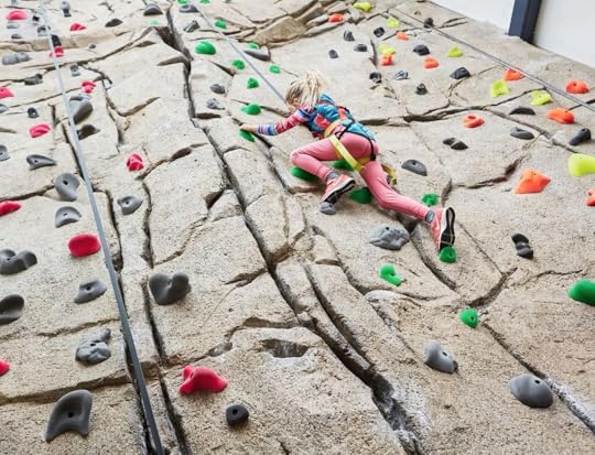 climbing wall at limelight snowmass