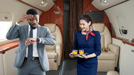 airline hostess on long flight