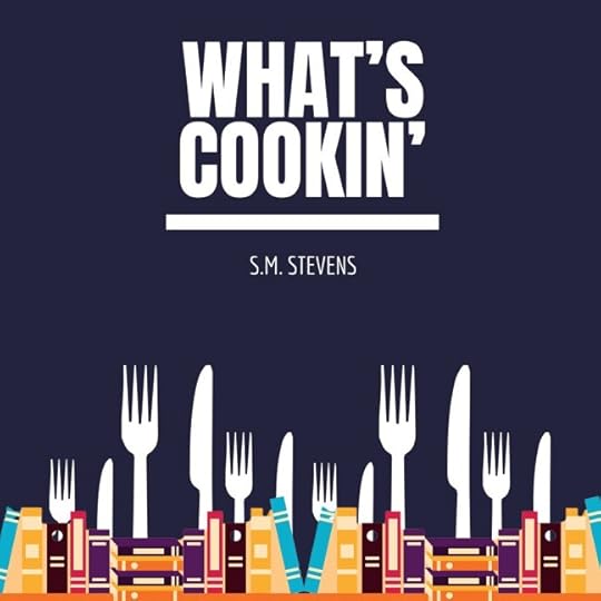 what's cookin' with row of knives and forks and row of books