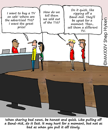 how to deliver bad news