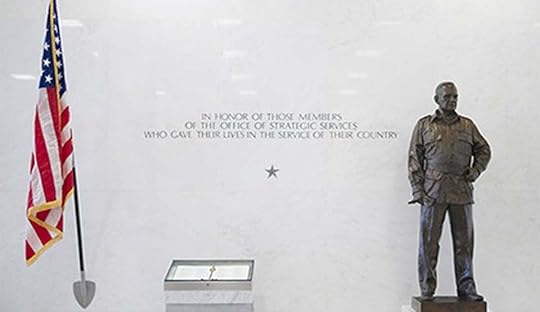 OSS Memorial, featuring statue of Maj. Gen. Bill Donovan in the lobby of the East Building at the former OSS Campus on Navy Hill