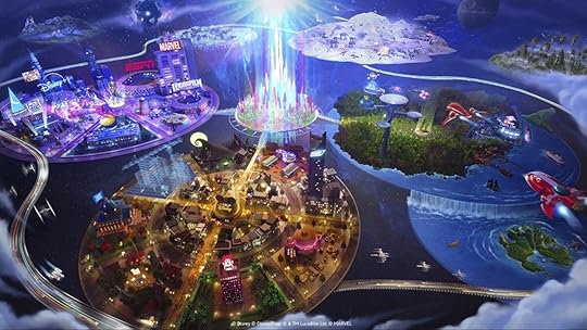 Early concept art for the Epic Games/Disney collaboration.
