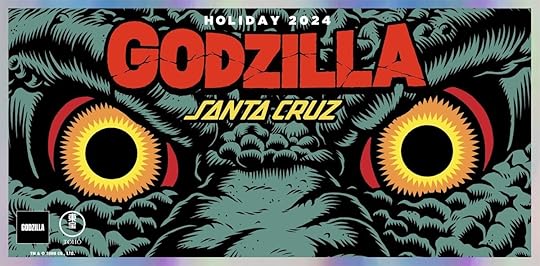 New Godzilla 70th anniversary product banner from Santa Cruz.