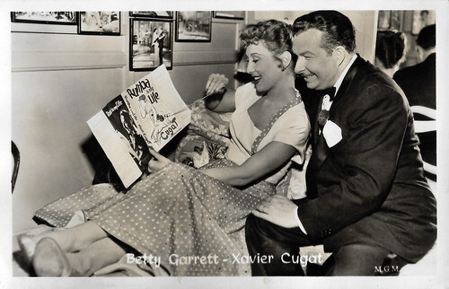 Betty Garrett and Xavier Cugat
