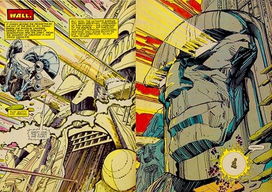 Walter Simonson's visualization of the Source Wall from Jack Kirby's New Gods mythology.