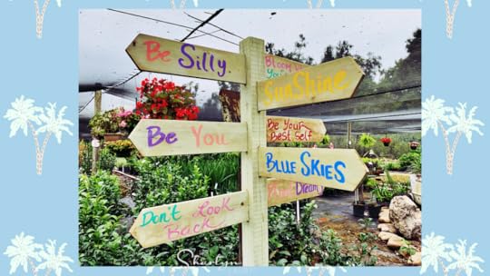 landscaping creative road sign reflecting an easy employee experience