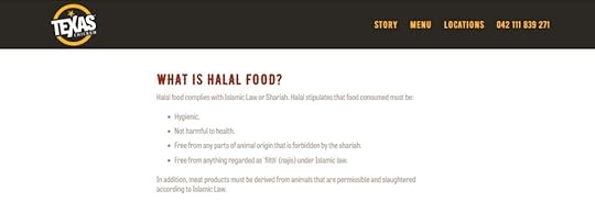 Texas Chicken Halal Certified