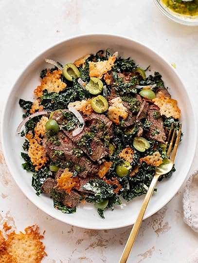 chimichurri kale steak salad