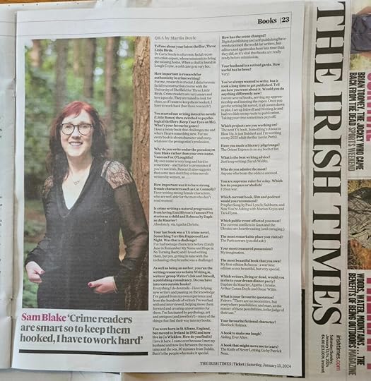 The Irish Time newspaper article