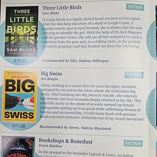 three book reviews on a magazine page