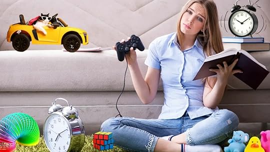 Area fill with distraction causing procrastination.