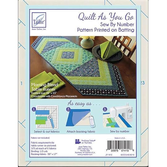 Quilt As You Go Mardi Gras Table Runner Sewing Tutorial