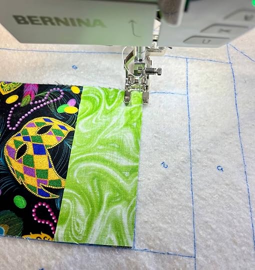 NEW! Quilt As You Go Mardi Gras Table Runner Sewing Tutorial
