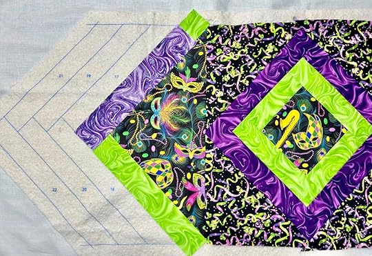 NEW! Quilt As You Go Mardi Gras Table Runner Sewing Tutorial