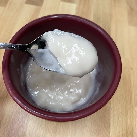Close Up Of Dairy Free Pudding.