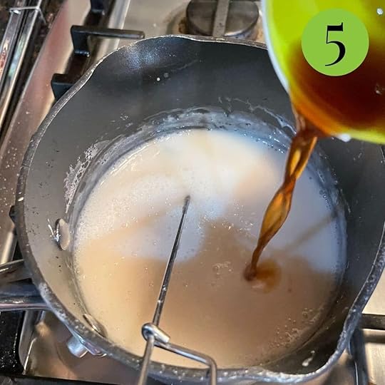 Step 5 Dairy Free Pudding add vanilla