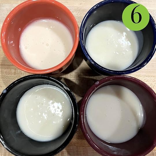 Step 6 Dairy Free Pudding add to bowls and refrigerate
