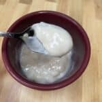 Close Up Of Dairy Free Pudding.