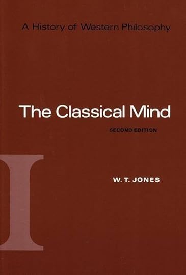 Book cover for WT Jones's History of Western Philosophy Volume I, The Classical Mind