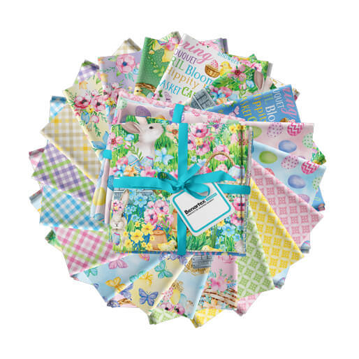 NEW! Cottontail Farms Easter Fabric Collection by Nicole DeCamp for Kanvas Studio for Benartex Designer Fabrics