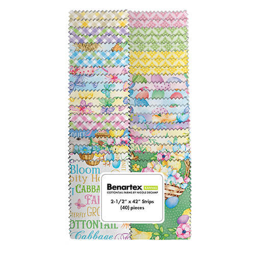 NEW! Cottontail Farms Easter Fabric Collection by Nicole DeCamp for Kanvas Studio for Benartex Designer Fabrics